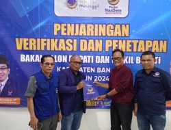 Nasdem Kabupaten Banjar Tutup Pendaftaran Tengah Malam Ini