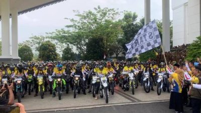 Forest Rider Dishut Kalsel Ikuti Pelepasan Turdes Menembus Batas Ke-10
