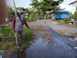 Pipa Distribusi Air di Desa Bunipah Ditengarai Bocor Akibat Dilindas Truk