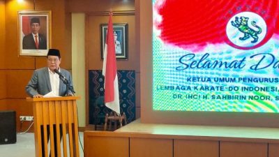 Paman Birin Memimpin Rakernas Pengurus Besar Lemkari di Jakarta