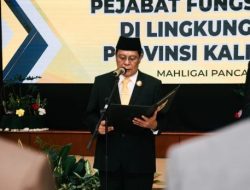 Gubernur Sahbirin Melantik Resmi 9 Pejabat Pimpinan Tinggi Pratama