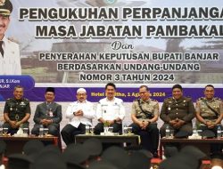Bupati Banjar Kukuhkan Perpanjangan 277 Pambakal di Kabupaten Banjar