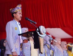 Bupati Saidi Mansyur Pembina Upacara Hari Jadi ke 74 Kabupaten Banjar di Martapura