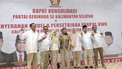 Lisa Halaby Resmi Menerima Surat Persetujuan Dukungan Partai Gerindra