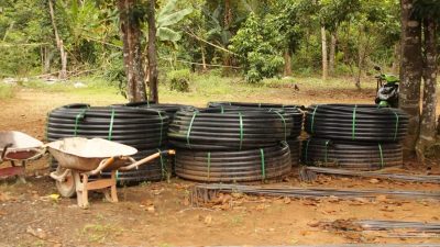 Peningkatan Infrastruktur SPAM Jaringan Perpipaan di Desa Takuti