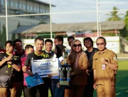 Dinas PUPRP Kabupaten Banjar Tiga Besar Turnamen Mini Soccer Piala Bupati Banjar