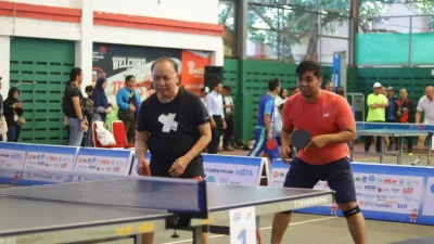 Tim Perpamsi Kalimantan Selatan Juara II Tenis Meja Ajang Porpamnas