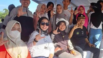 Lima Pimpinan Parpol di Banjarbaru Ngumpul di Even Fun Walk Kemerdekaan