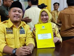 Sah! Lisa Halaby dan Wartono Resmi Didukung Partai Golkar Maju Pilkada Kota Banjarbaru