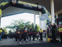 Dispora Kalimantan Selatan Menggelar Lomba Gerak Jalan 20Km Kelompok Dewasa
