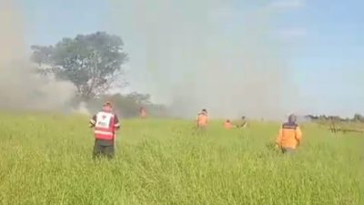Penanggulangan Karhutla Tiga Lokasi Berbeda di Kabupaten Banjar