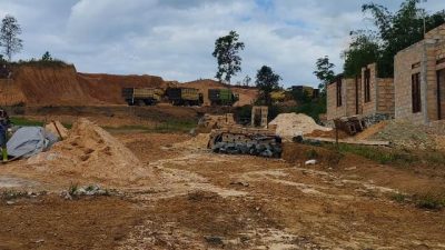 Tambang Galian C Terpantau di Bukit Lentera Kecamatan Cempaka