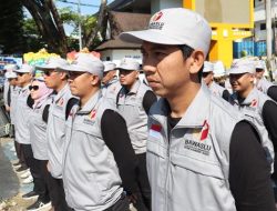 Apel Siaga Pengawasan Pilkada Kalsel 2024 di Siring Balaikota Banjarmasin