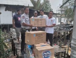 BPBD Kabupaten Banjar Menyalurkan Bantuan Logistik Korban Musibah Kebakaran