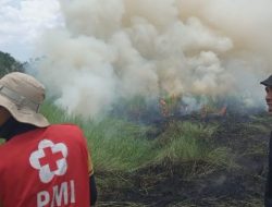 Desa Sungai Batang Kecamatan Martapura Barat Kembali Dilanda Karhutla