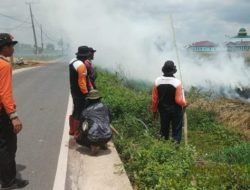 Karhutla di Desa Guntung Papuyu dan Sungai Batang Dibantu Satgas Udara