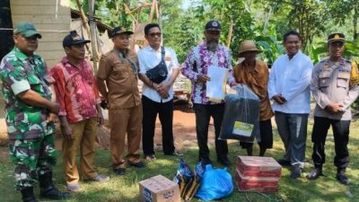 BPBD Kabupaten Banjar Menyalurkan Bantuan Logistik Korban Musibah Angin Kencang