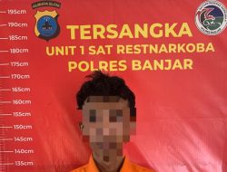 Polres Banjar Ciduk Pelaku Peredaran Sabu Seberat 49,18 Gram