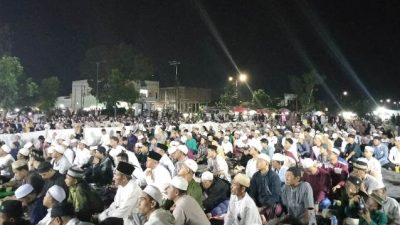 Lautan Jemaah Padati Tabliq Akbar Bersama Ustaz Das’ad Latif di Guntung Manggis