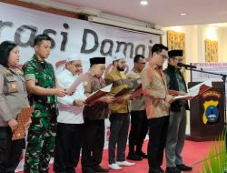 Deklarasi Damai Pilkada Kabupaten Banjar Untuk Kondisi Aman dan Kondusif