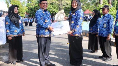 Pjs Bupati Banjar Apresiasi Penghargaan Diterima Dinas PUPRP Kabupaten Banjar