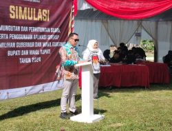 Simulasi Pilkada di Kabupaten Banjar Menggunakan Surat Suara IIustrasi