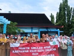 RSUD Ratu Zalecha Sosialisasi dan Simulasi Penggunaan Alat Pemadam Api Ringan