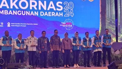 Pemprov Kalimantan Selatan Diganjar Penghargaan Terbaik Penetapan Perda RPJPD 2024