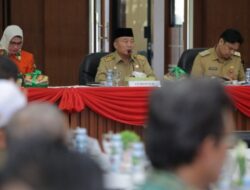 Gubernur Muhidin  Pimpin Rapat Persiapan Pelantikan Kepala Daerah Terpilih 2024