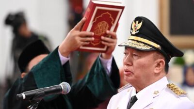 Presiden Prabowo Melantik Muhidin Sebagai Gubernur Kalimantan Selatan