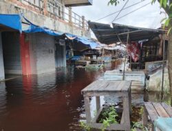 Dua Pasar Tradisional di Kabupaten Banjar Terdampak Banjir