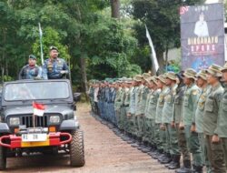 Wakil Menteri Kehutanan Pimpin Apel HUT ke 19 SPORC di Mandiangin