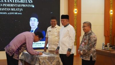 Penandatanganan Perjanjian Kinerja dan Pakta Integritas Lingkup Pemprov Kalsel