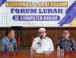 Wabup Banjar Rapat Koordinasi Forum Lurah se Kabupaten Banjar