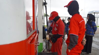 Inspeksi Mendadak Stok SPBU di Kecamatan Astambul dan Mataraman