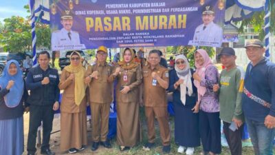 DKUMPP Kabupaten Banjar Mengadakan Pasar Murah Pada 20 Kecamatan