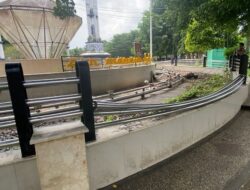 Ratusan Juta Untuk Pembenahan, Air Mancur Intan Martapura Dipenuhi Sampah