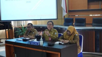 Rapat pendampingan Penginputan SIPD Usulan Hibah di Aula Barakat Martapura