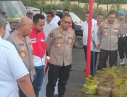 Ditreskrimsus Polda Kalsel Menyita Ratusan Tabung Gas Elpiji 3 Kilogram dan Solar Ilegal