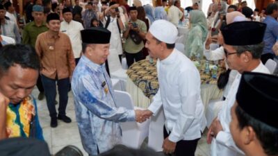 Bupati Saidi Mansyur Silaturahmi Gubernur Muhidin di Mahligai Pancasila