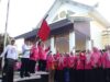 Fun Walk Hari Ikatan Bidan Indonesia di Halaman Kominfo Kalsel