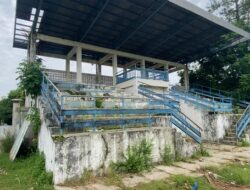 Stadion Mini Barakat Martapura Tak Kunjung Diperbaiki
