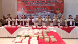 Kasus Narkotika Terbesar di Kalimantan Selatan; 54,8 Kilogram Sabu dan Ribuan Pil Ekstasi