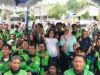 Lisa Halaby dan PAN Banjarbaru Berbagi Kebahagiaan Iduladha Dengan Komunitas Ojek Online