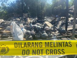 Kebakaran Hebat di Desa Keliukan Hanguskan Sembilan Rumah