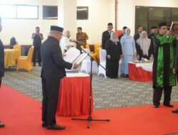 Bupati Rusli Melantik Eka Saprudin Menjabat Sekretaris Daerah Kotabaru
