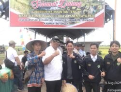 Dukung Swasembada Pangan, SMKPP Kementan dan Pemprov Kalimantan Tengah Gelar Panen Raya