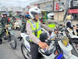 TNI dan Polri Sinergis Patroli Kamtibmas di Kabupaten Banjar
