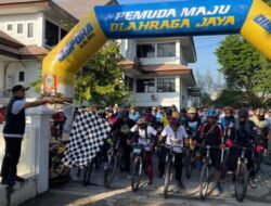 300 Peserta Partisipasi Mengikuti Gowes Haornas ke 42 di Banjarmasin