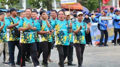 Pekan Olah Raga dan Seni PGRI Kabupaten Banjar Digelar di Martapura